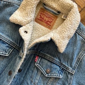 Levi’s Sherpa jean jacket